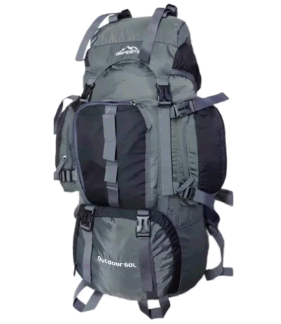 Morral Mochila Camping 60-70 Litros Con Protector De Lluvia