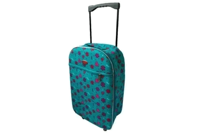 Maleta Ahmik Plegable 24p 35cm De Ancho X 65cm De Alto X 20cm De Profundidad Color Celeste