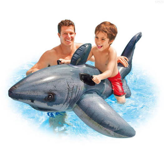 Flotador Tiburón Inflable Piscina Niños Intex 57525 Playa