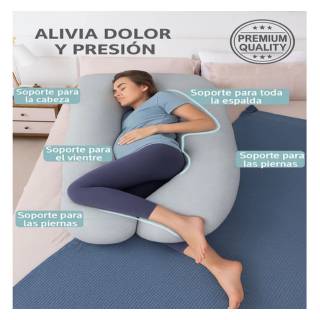 Almohada Embarazo Cuerpo Entero Antidolores Calidad Premium