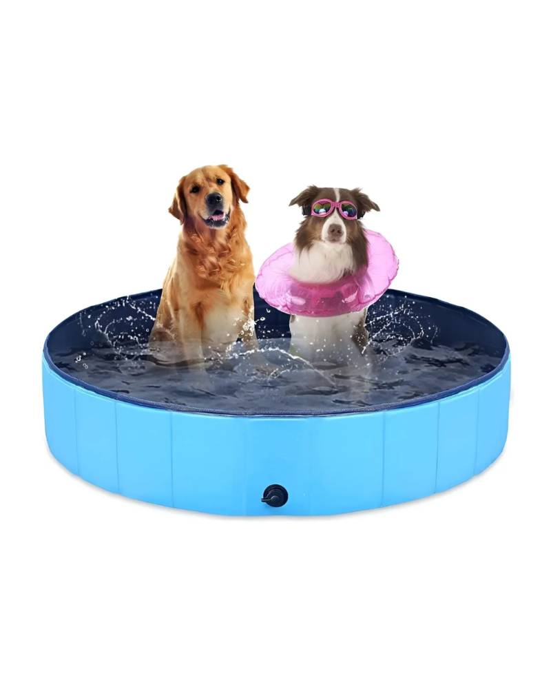Piscina Para Perros Piscina Plegable y Portátil Para Mascotas Pequeña