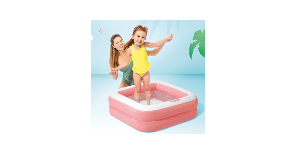 Piscina Inflable Cuadrada Intex 57100 De 85cm X 85cm X 23cm