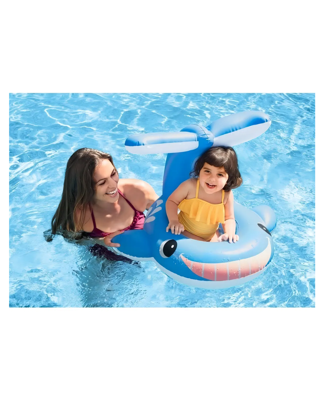 Flotador De Ballena Con Techo Para Bebé Intex 56591