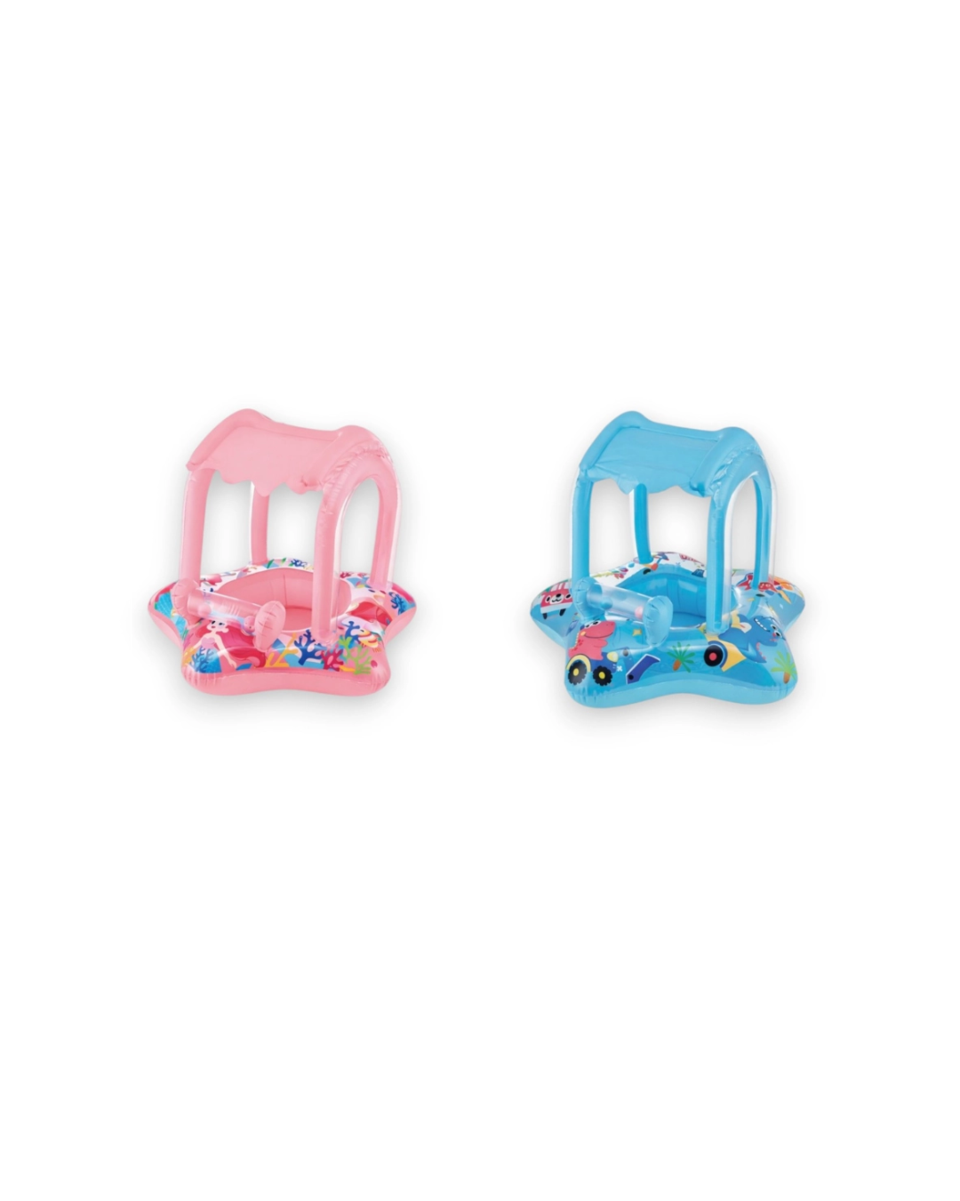 Flotador En forma de estrella con techo Inflable Lancha Unicolor Nuevo Oferta