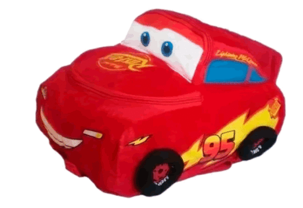 Morral Cars Peluche Rayo Mcqueen Maleta Niños Escolar
