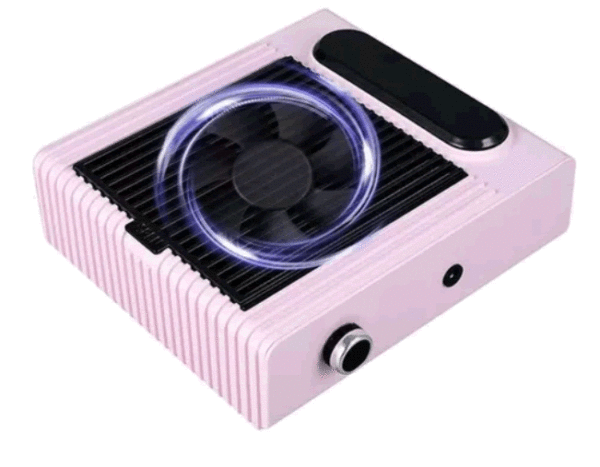 Extractor De Polvo De Uñas Velocidad Ajustable 80w Rosado