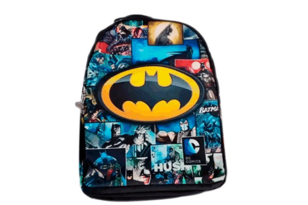 Morral + Cartuchera Comic Batman Estilo Maleta
