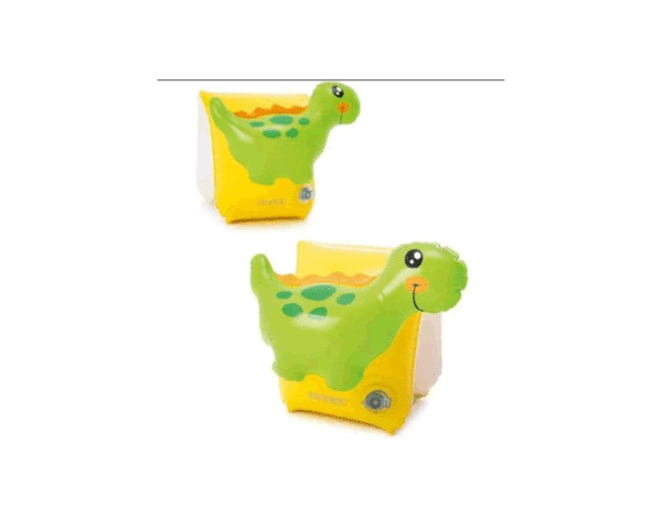 Flotador Brazo Dinosaurio Aprendizaje Natación Niños Intex 56664