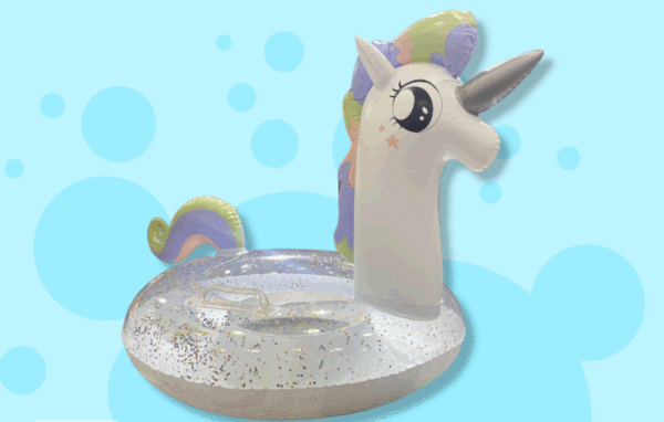 Flotadores Divertidos Para Piscina - Unicornio Y Dinosaurio