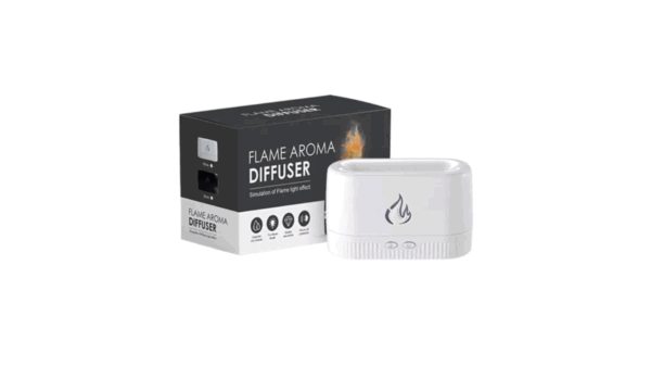Humidificador Difusor De Aromas Ambientador Con Llama Led