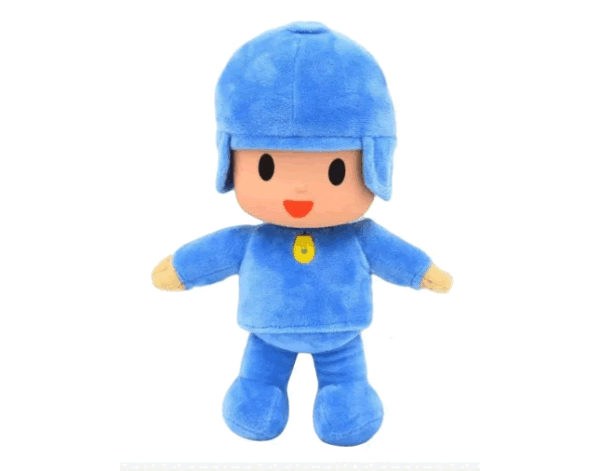 Peluche Pocoyo Mediano Regalo Bebés Detalle 32 cm Suave