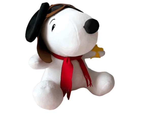 Peluche Snoopy Piloto Aviador 31 Cm Nuevo Oferta