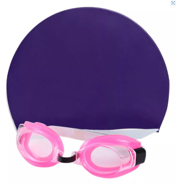 Set Natación Kit Gafas + Gorro Silicona + Tapa Oidos