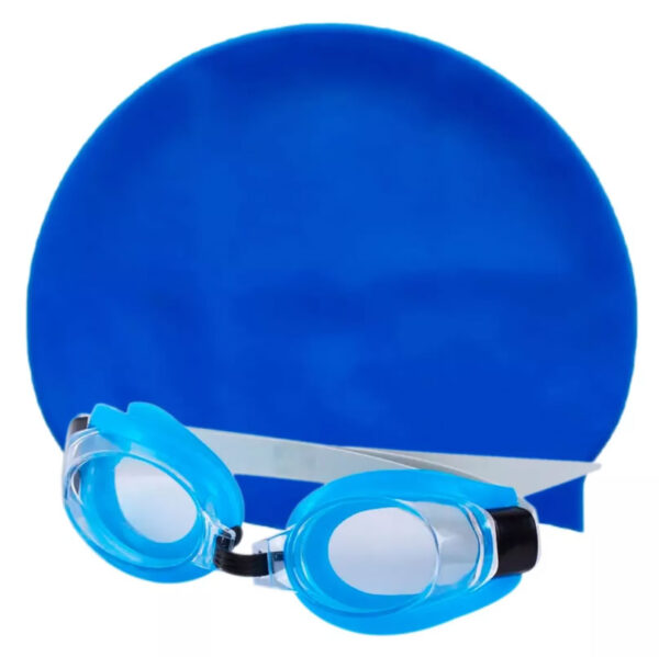 Set Natación Kit Gafas + Gorro Silicona + Tapa Oidos