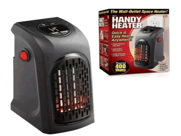 Calentador Ambiente Portátil Calefactor De Pared 400w Nuevo