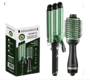 Combo Set Cepillo Secador + Pinza Sirena 3 Tubos Nuevo