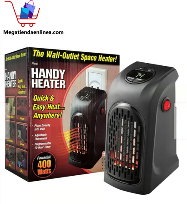 Calentador Ambiente Portátil Calefactor De Pared 400w Nuevo - Imagen 3