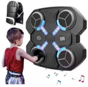 Maquina De Boxeo X4 Musical Incluye Guantes